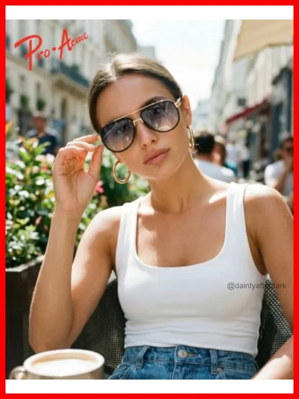 Oversized Aviator Sunglasses Metal Plastic Double Bridge Fashion UV400 Gradient